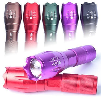 Color: Green - Grab-N-Go Zoomable Focusing Flashlight In 5 Colors