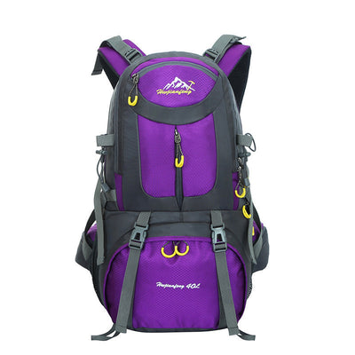 Color: Purple, Size: 50L - Outdoor sports backpack