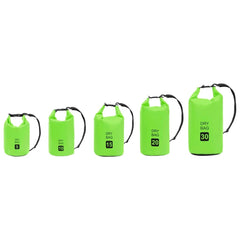 vidaXL Dry Bag Green 1.3 gal PVC