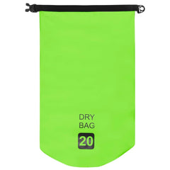 vidaXL Dry Bag Green 5.3 gal PVC