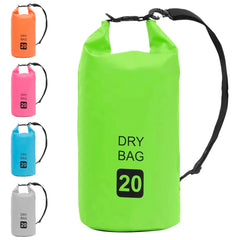 vidaXL Dry Bag Green 5.3 gal PVC