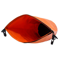 vidaXL Dry Bag with Zipper Orange 4 gal PVC