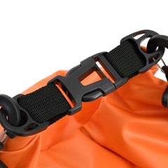 vidaXL Dry Bag with Zipper Orange 4 gal PVC