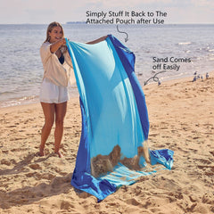 Beach Blanket Sandproof, Extra Large Beach Mat