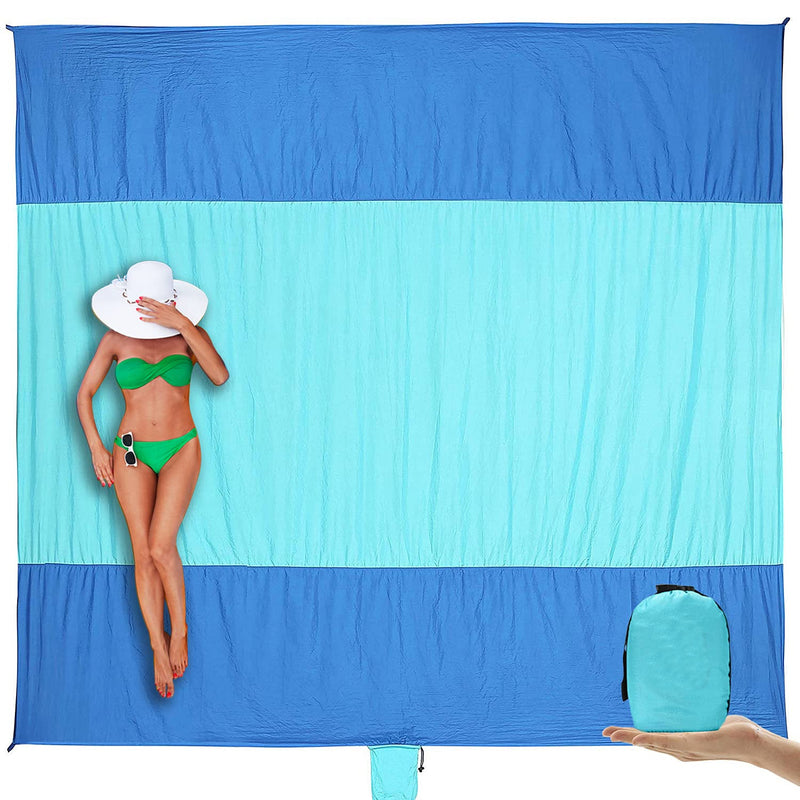 Beach Blanket Sandproof, Extra Large Beach Mat