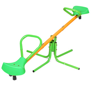 360 Degree Rotation Outdoor Kids Spinning Seesaw Sit and Spin...