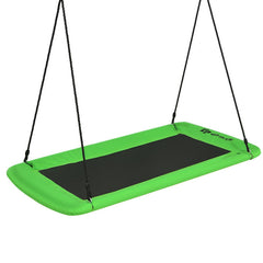 60 Inches Platform Tree Swing Outdoor with  2 Hanging Straps