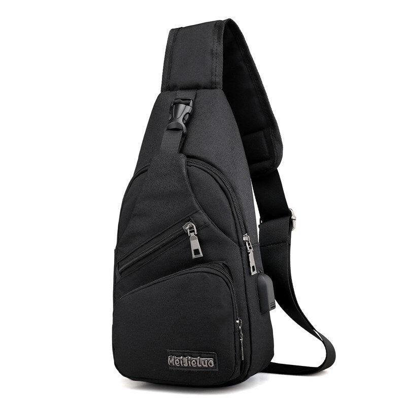 Men's simple sport Oxford One Shoulder Bag and Cross Body Bag