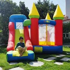 YARD Inflatable Bouncer Bouncy Castle Bounce House Combo Slide with Blower