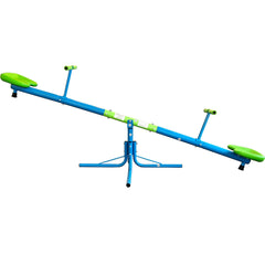 Upgraded Seesaw,Swiveling 360 Degrees Toddlers Sit and Spin Teeter Totter, Kids Outdoor Play Equipment for Backyard Playground