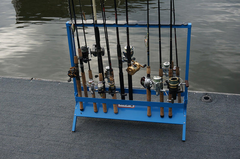 Fishing rod rack