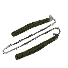 Model: 11knives green umbrella rop - 24 inch portable hand chain saw outdoor survival hand saw garden garden hand saw outdoor wire saw