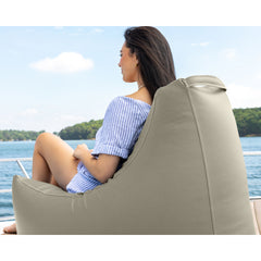 Jaxx Juniper Nautical Edition - Casual Bean Bag Seating for Boat, Yacht & Watersports